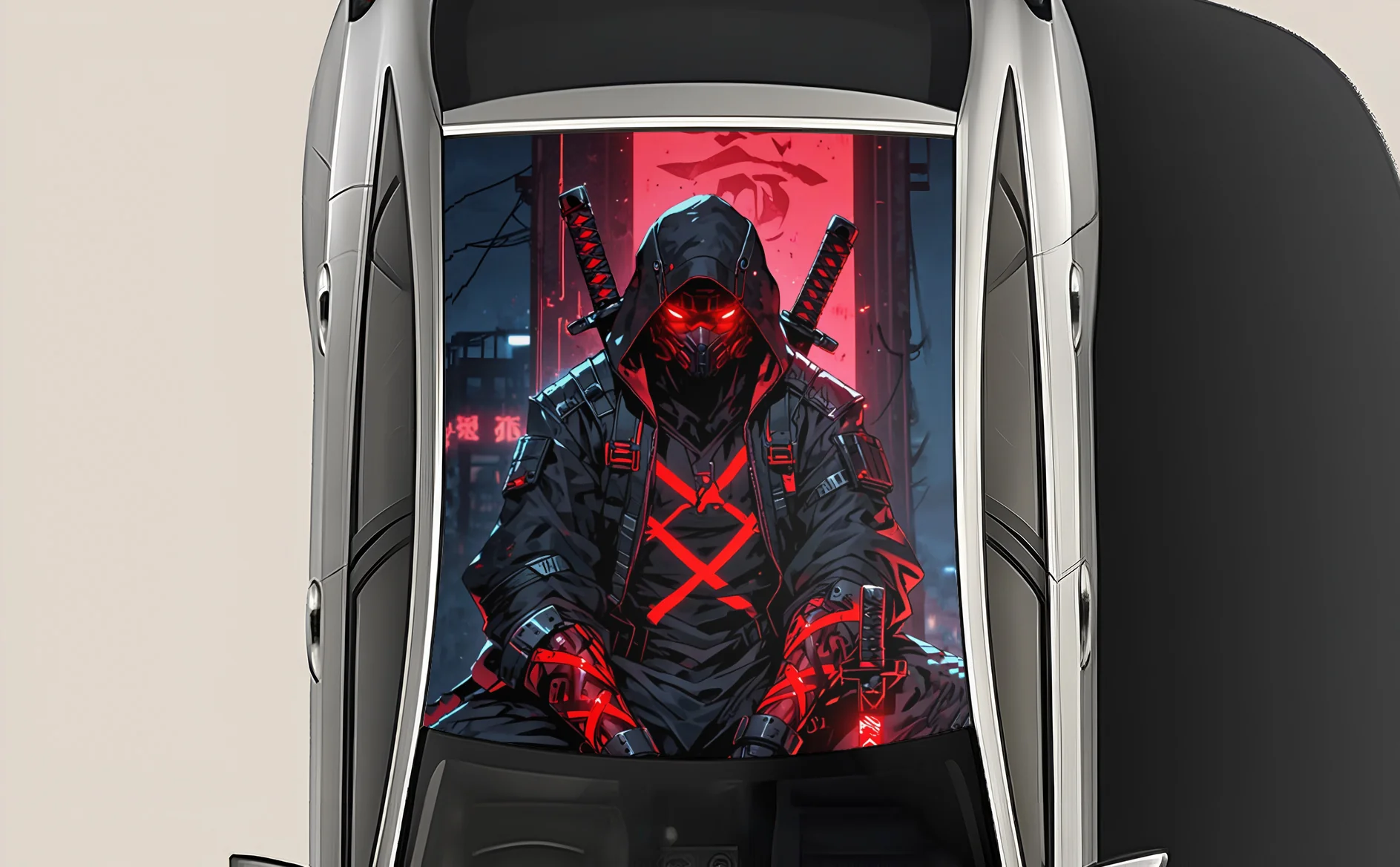 Assassin Wrap for Roof Top for Cars - Image 2