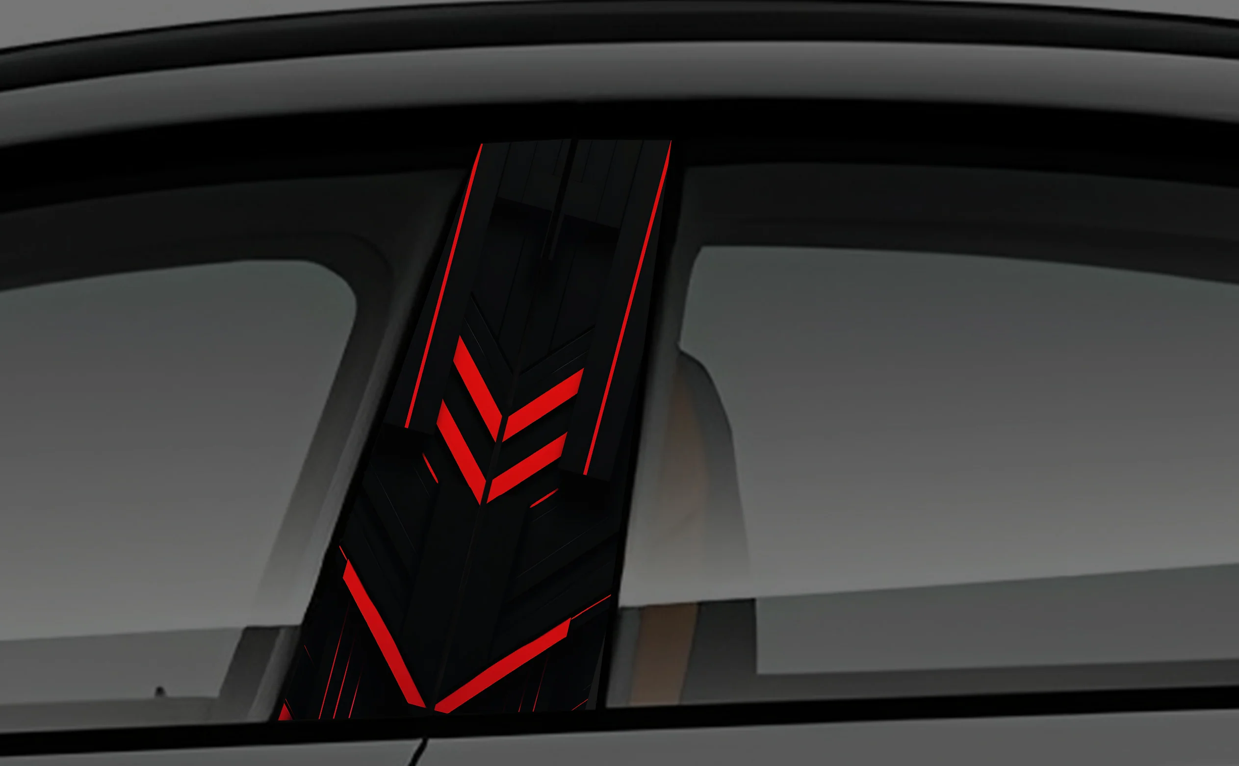 Code Red Window Pillar Wrap for Cars