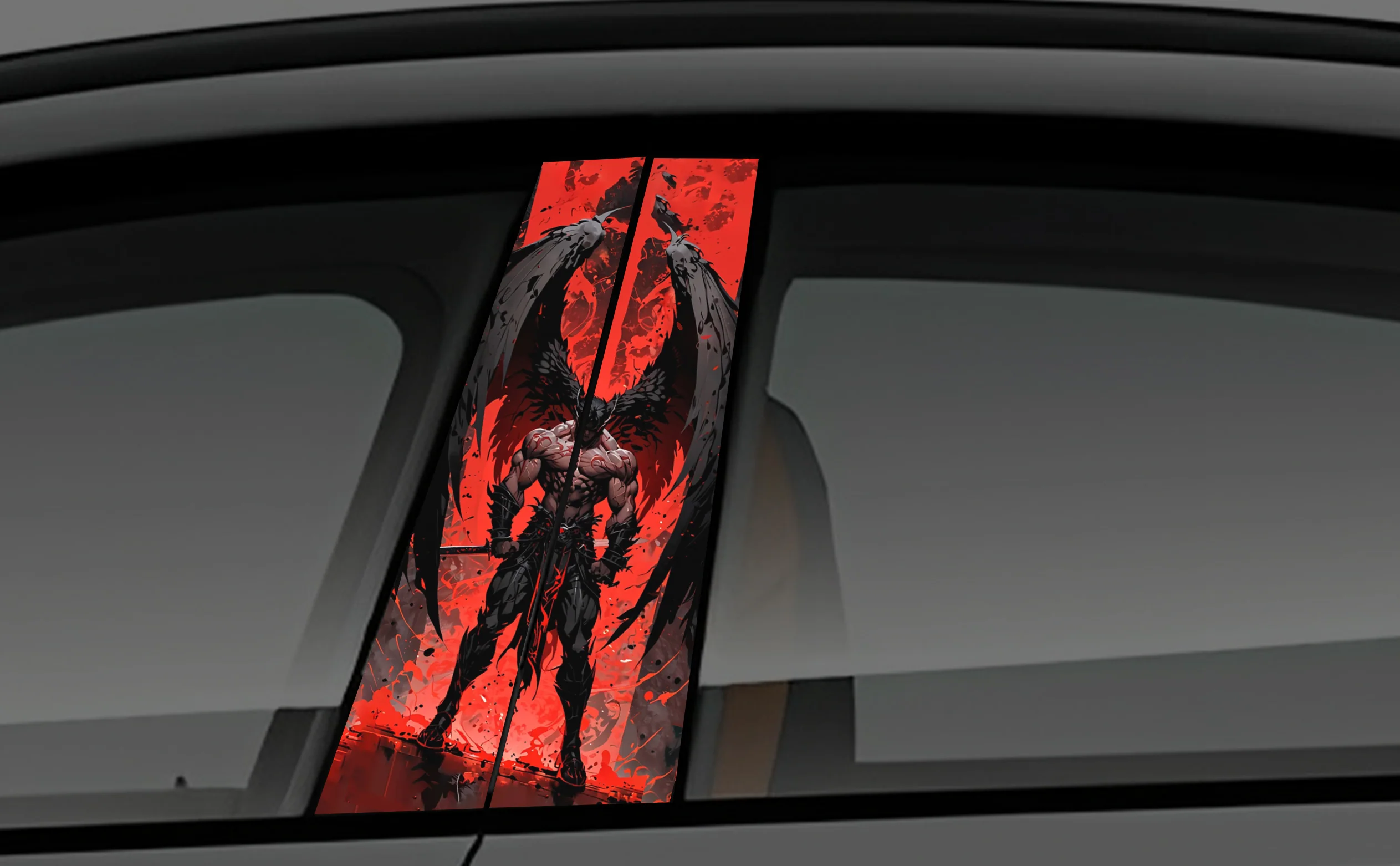 Hell Raiser 2 Window Pillar Wrap for Cars
