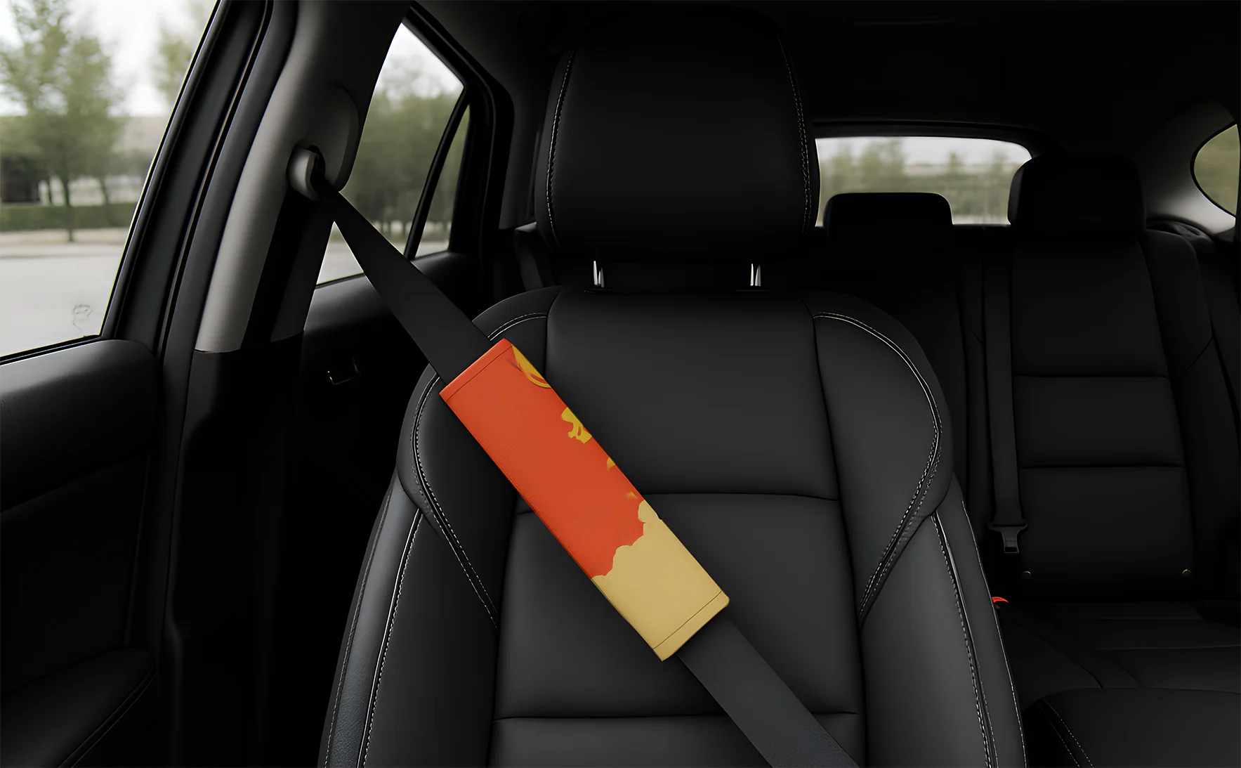 Inner Fire Seatbelt Cover for Cars