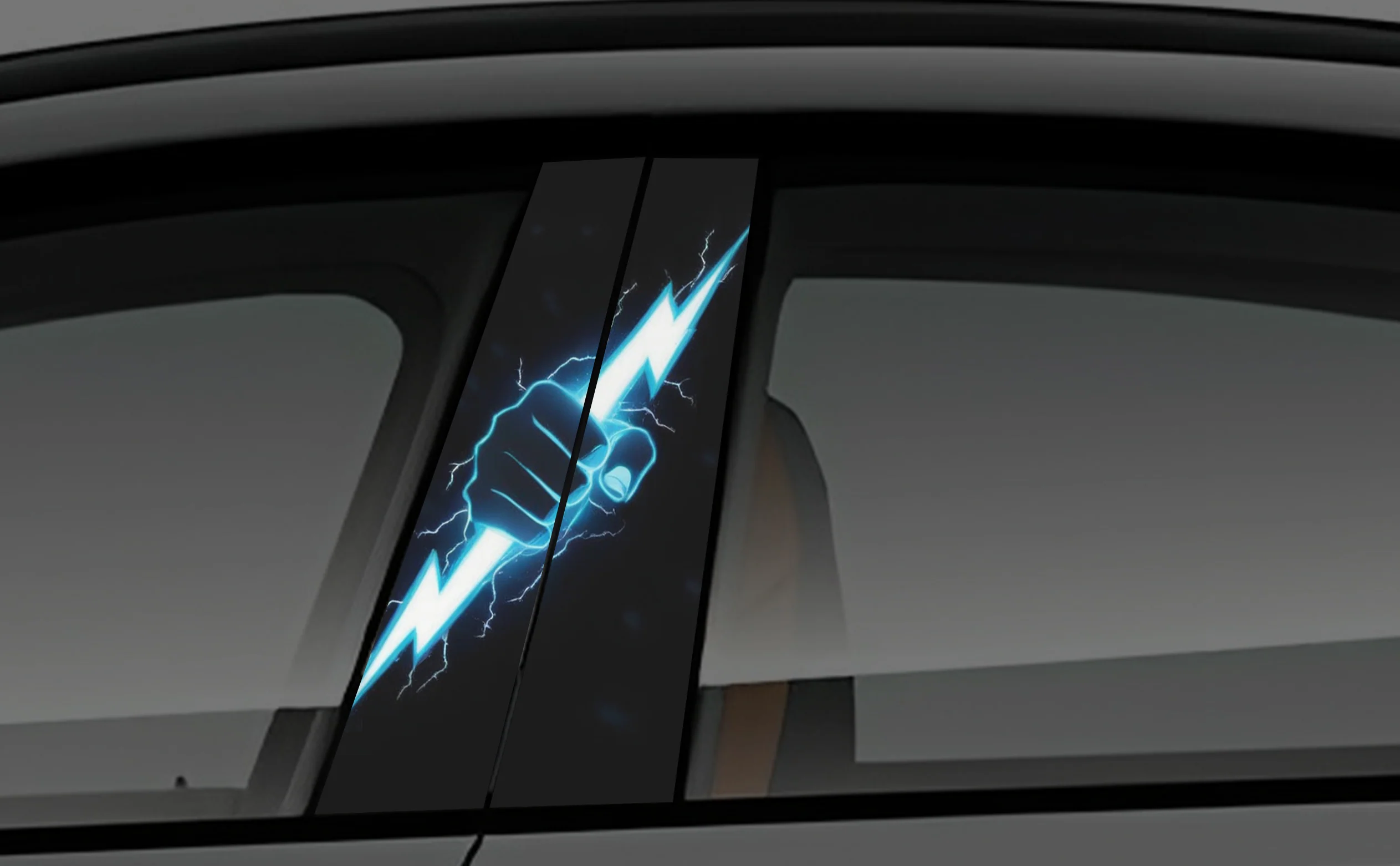 Neon Lite Window Pillar Wrap for Cars
