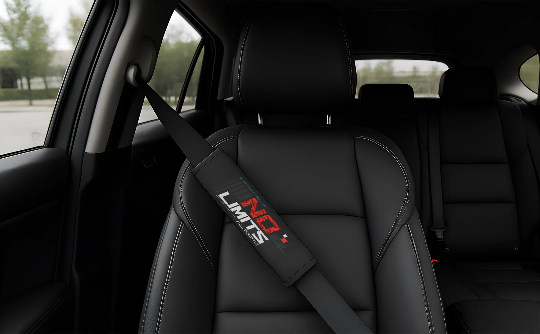 No Limits Seatbelt Cover for Cars