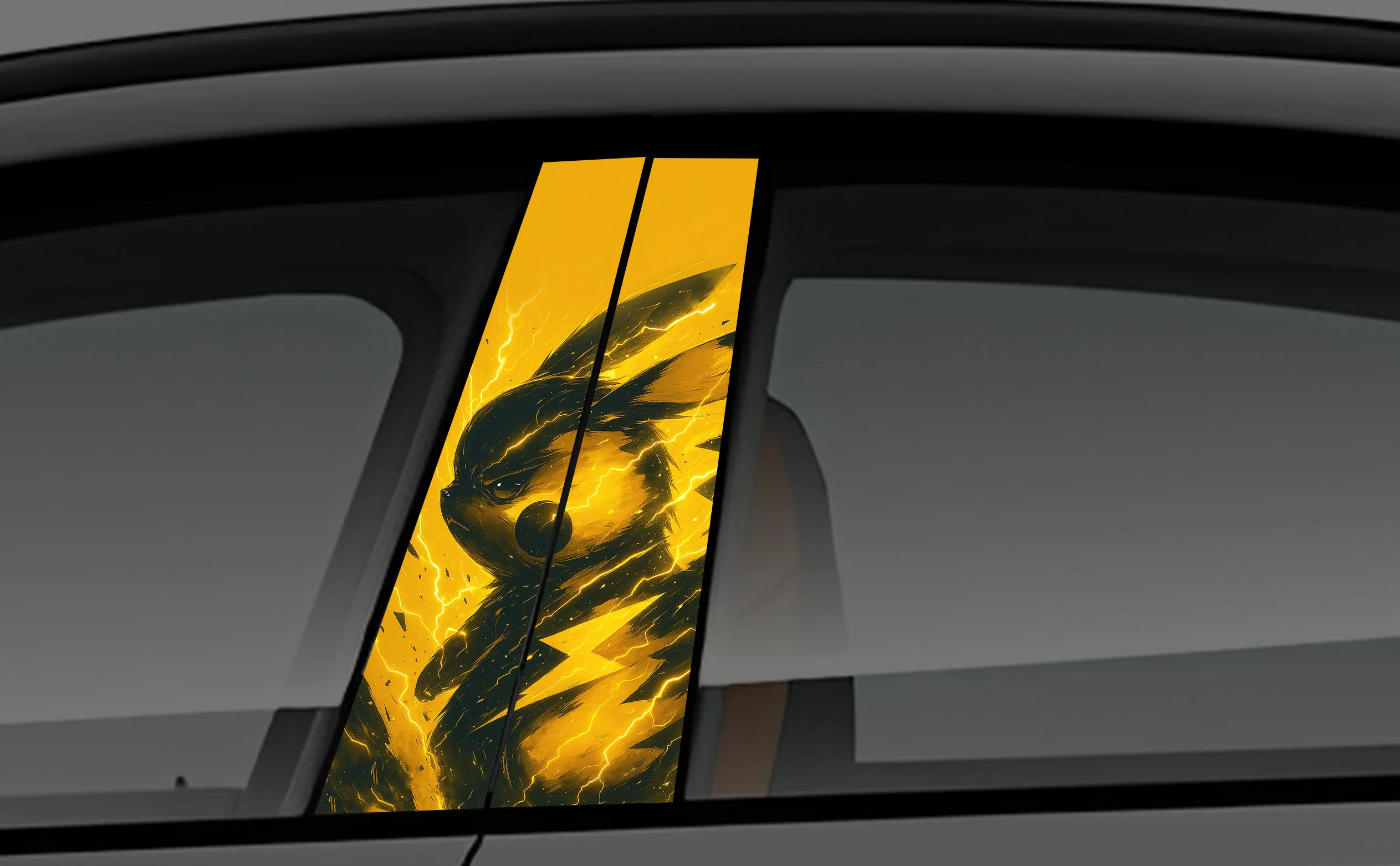 Overcharged Window Pillar Wrap for Cars