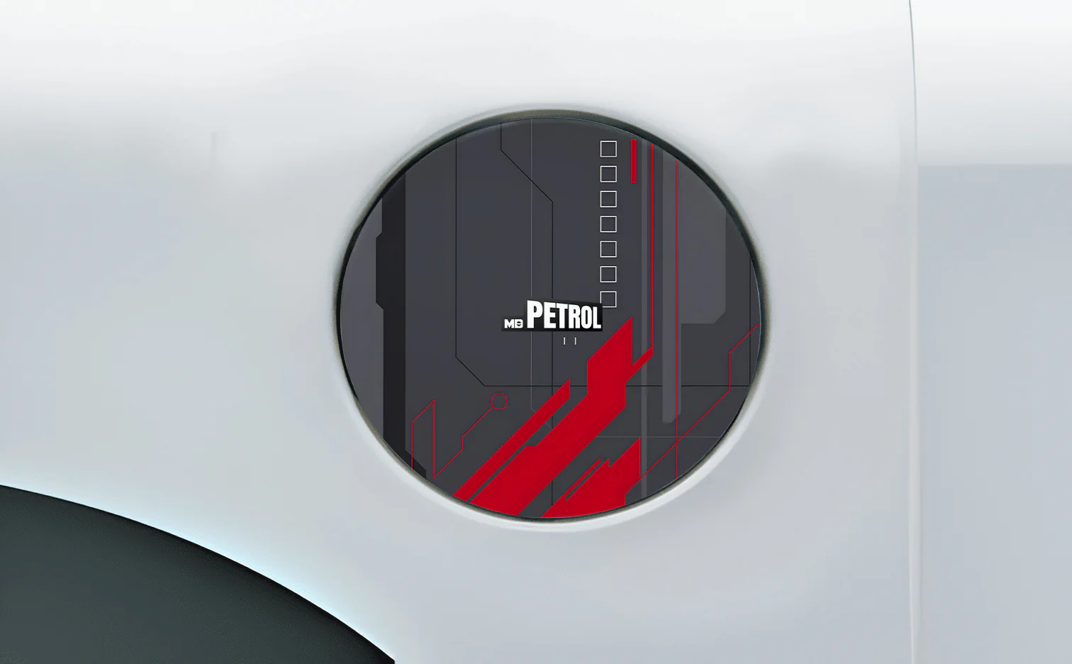 Racing Pulse Fuel Cap Wrap for Cars - Image 2