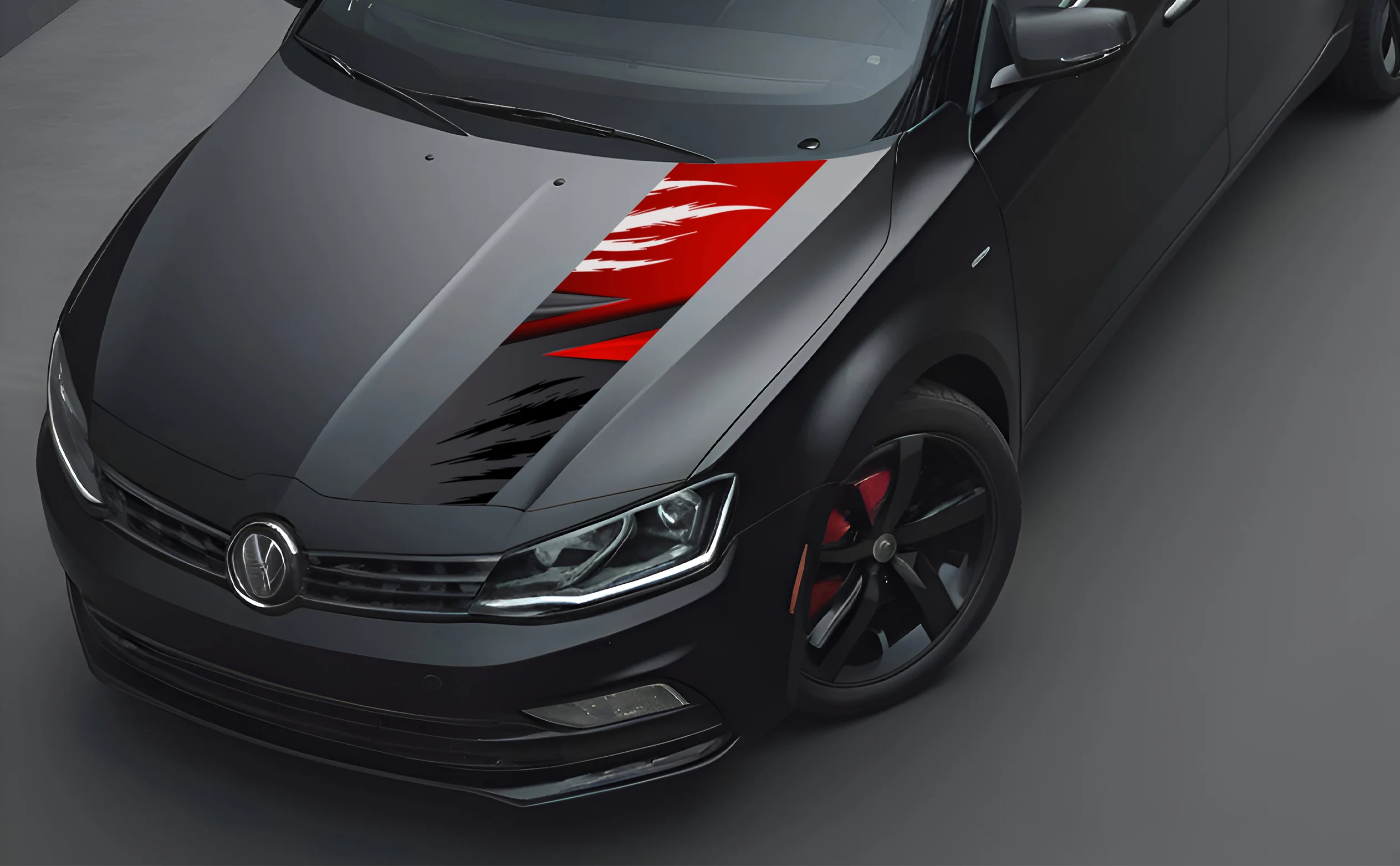 Red Claw Bonnet Wrap for Cars