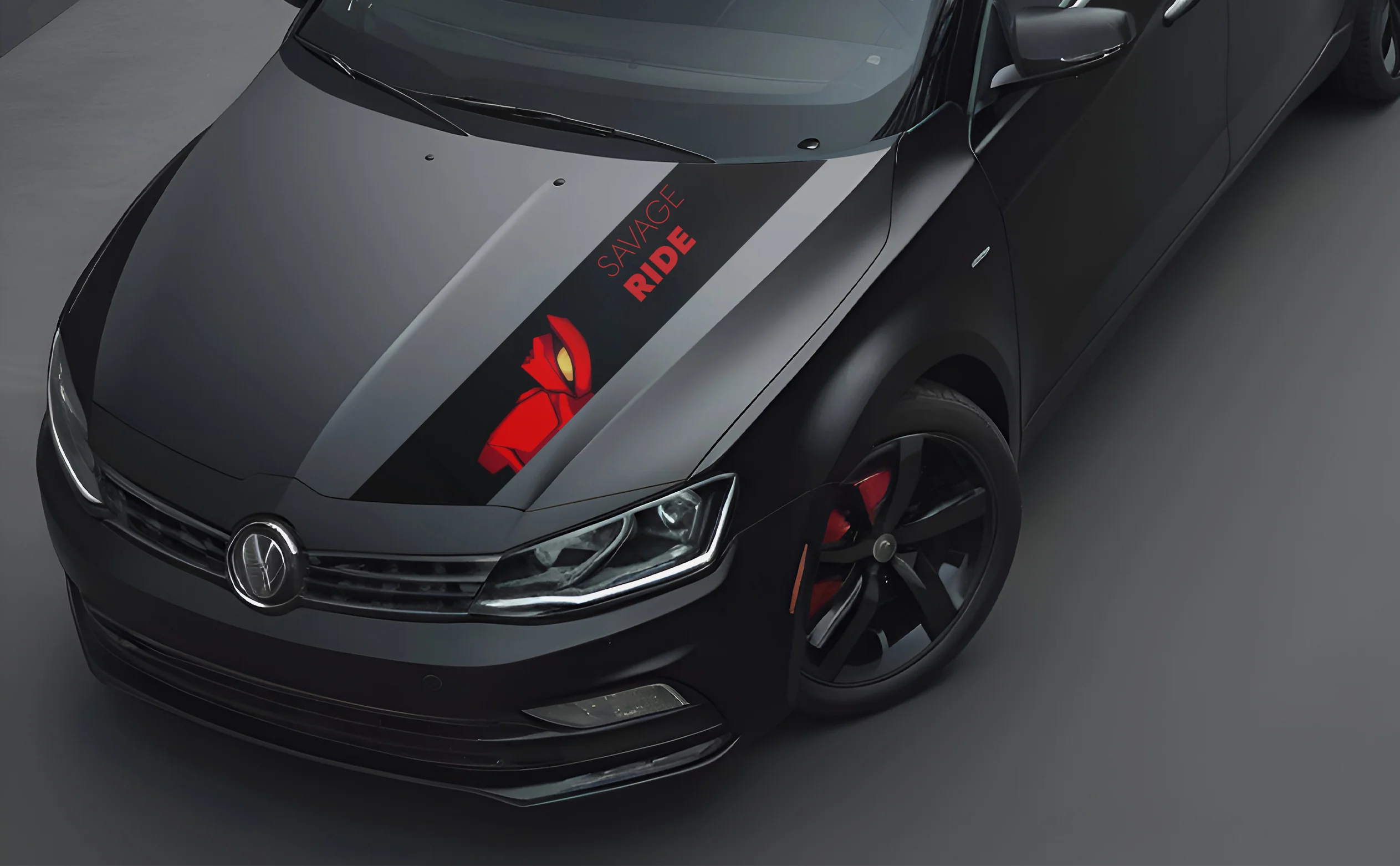 Savage Ride Bonnet Wrap for Cars
