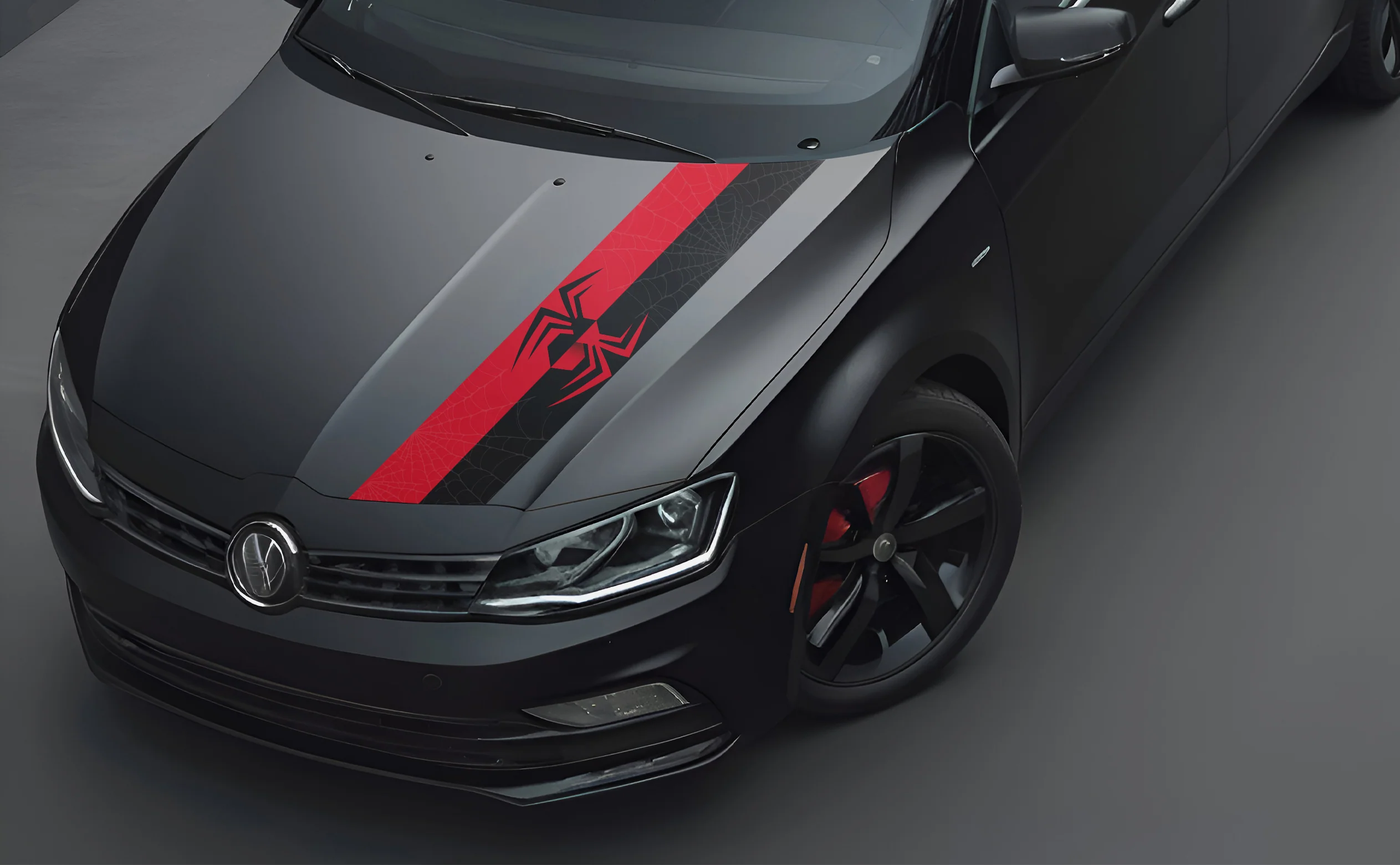 Split Verse Bonnet Wrap for Cars