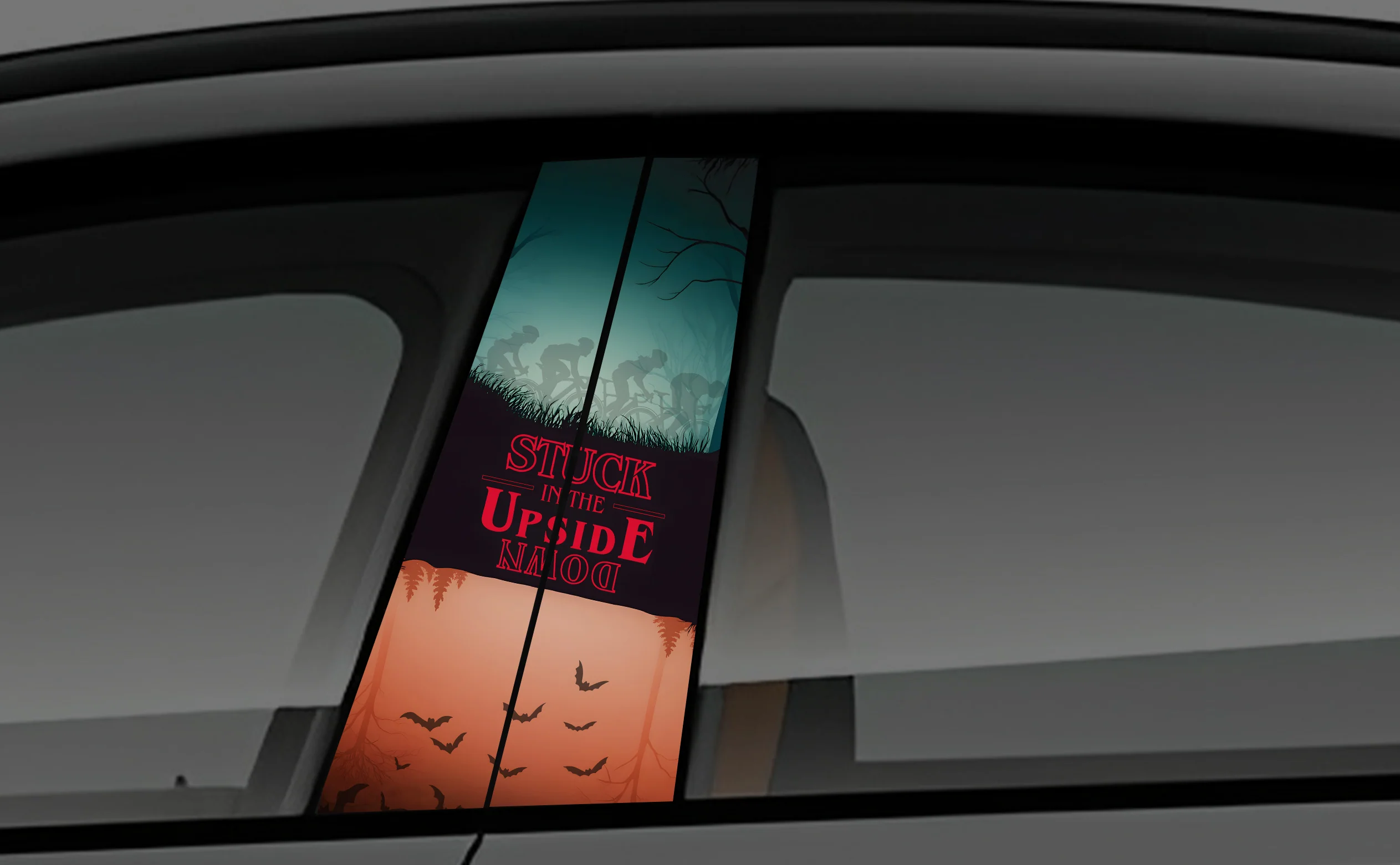 Upside Down Window Pillar Wrap for Cars